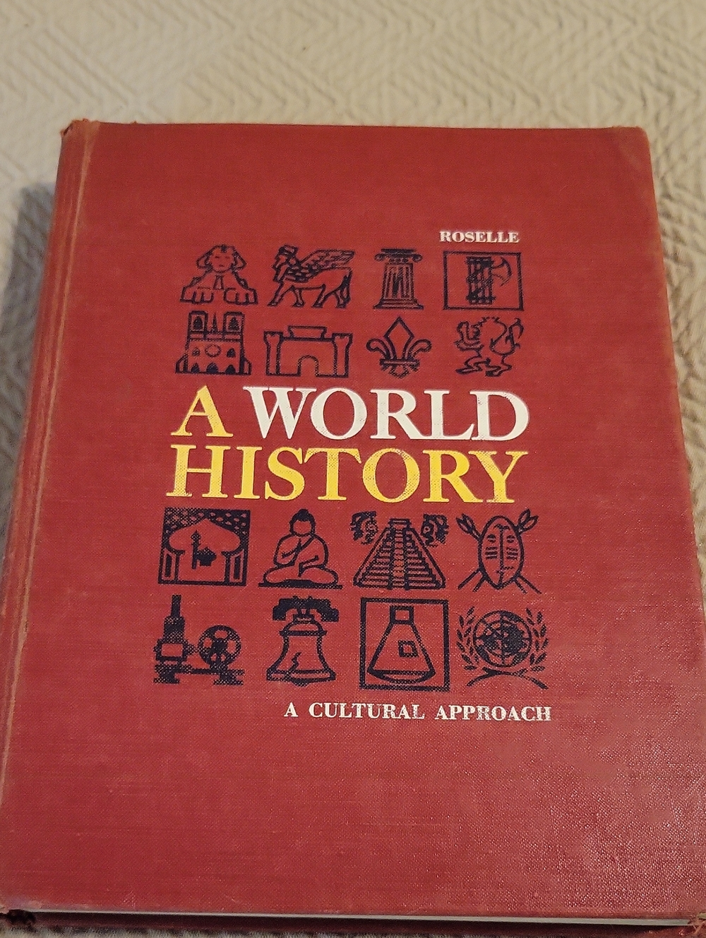 A World History Hardcover - Red 1966
